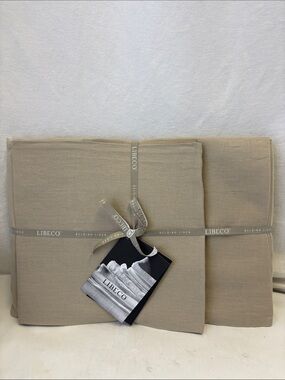 Libeco Home King Duvet Cover 2 King Shams in Stone Belgian Linen 3 Piece Set
